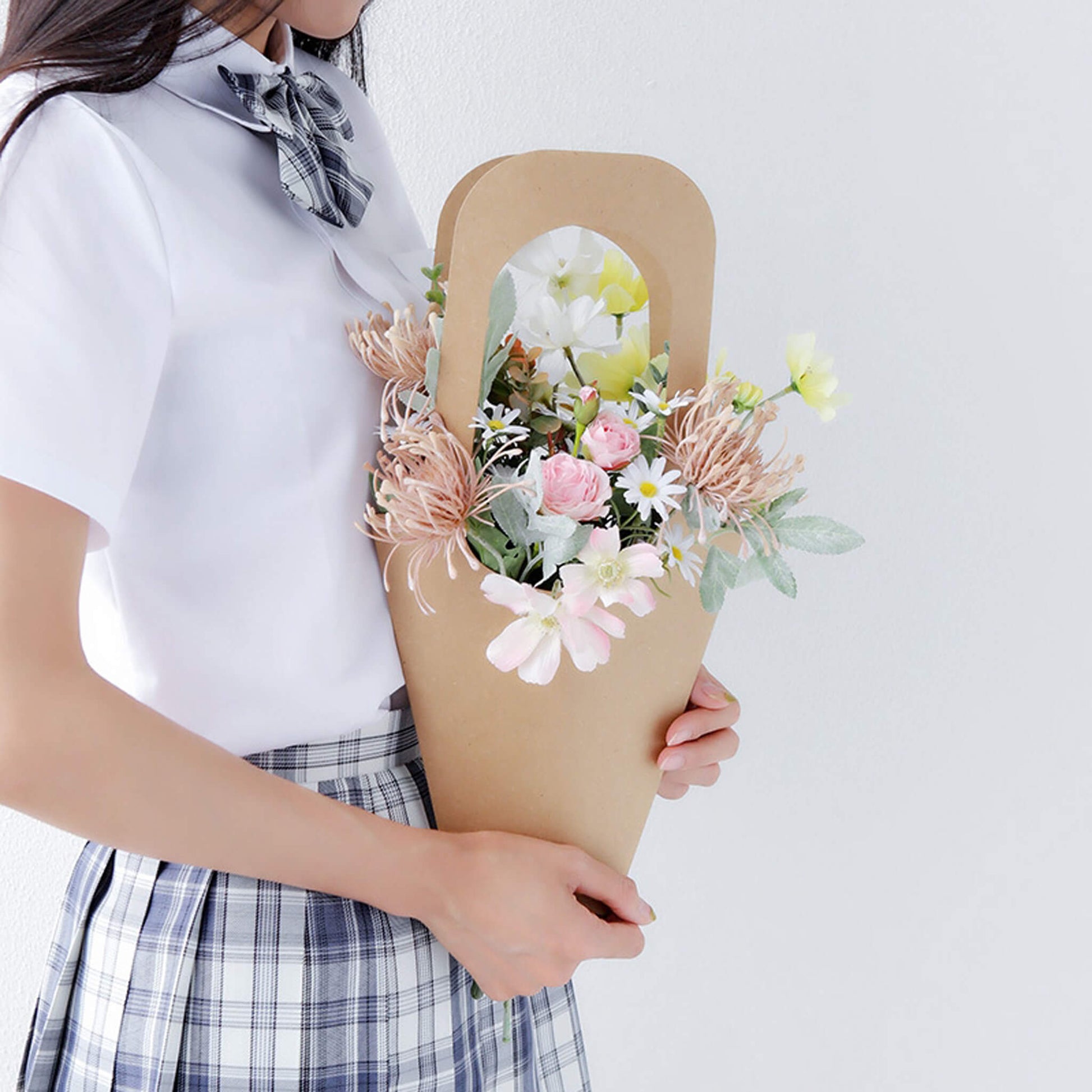 Kraft Paper Bouquet Flower Packaging Bags