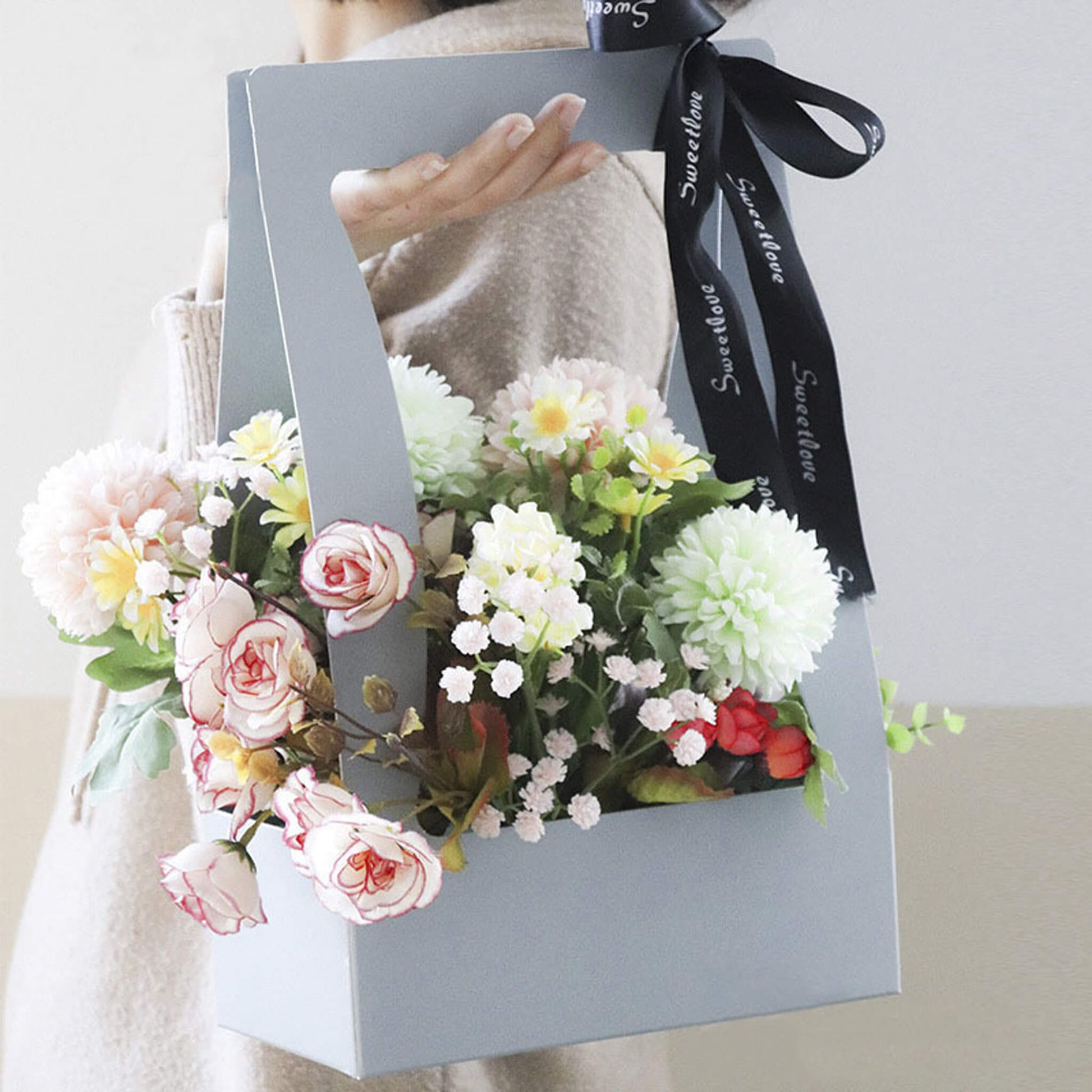 10pcs Flower Rose Bouquet Arrangement Paper Bags