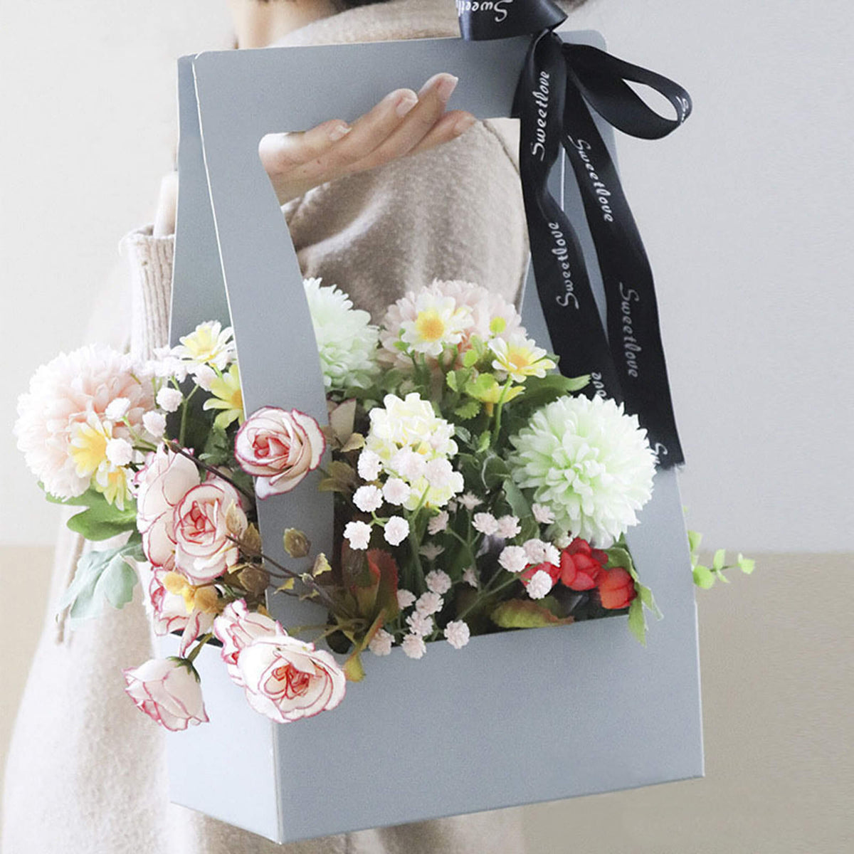 10pcs Flower Rose Bouquet Arrangement Paper Bags