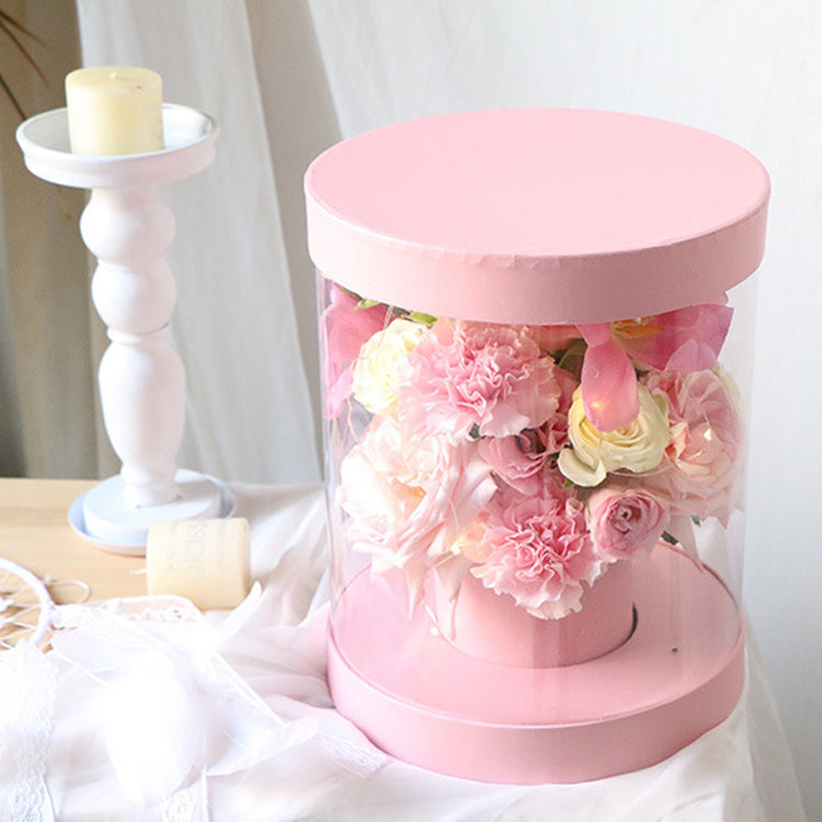 round boxes for flowers