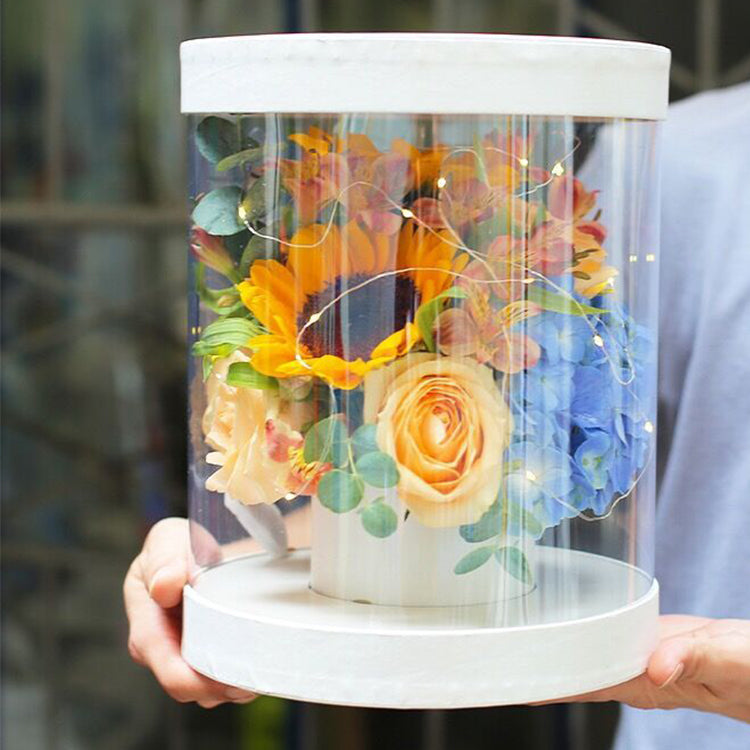 white round box