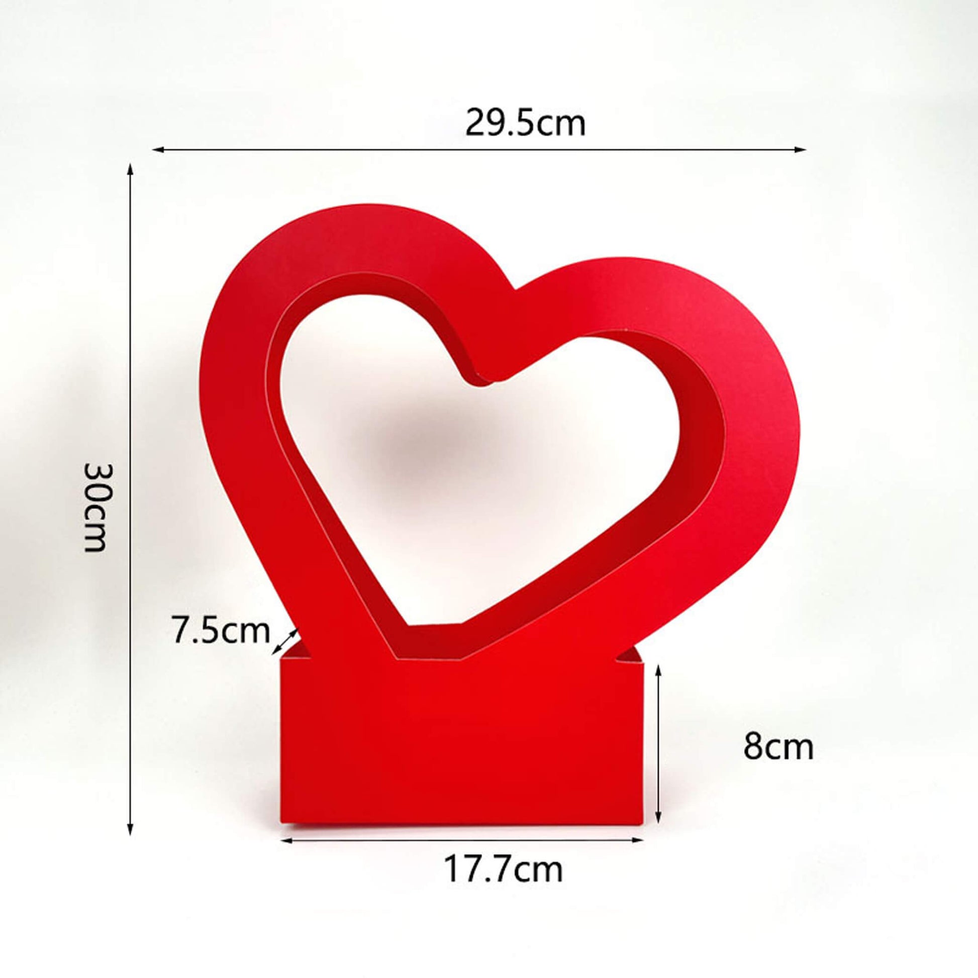 Heart Shaped Bouquet Arrangement Box