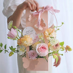 10 bolsas de papel para flores